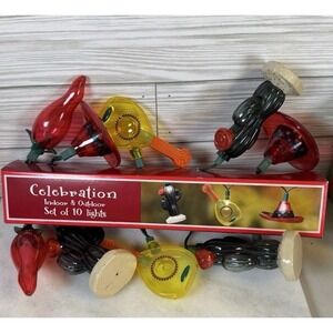 Jetmax Celebrations indoor outdoor set of 10 light (one Is Missing)